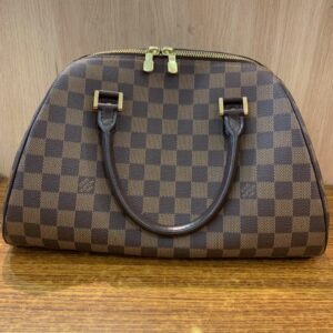 ルイヴィトン　LV　ダミエ柄　リベラMM　ミニボストン　バッグ　